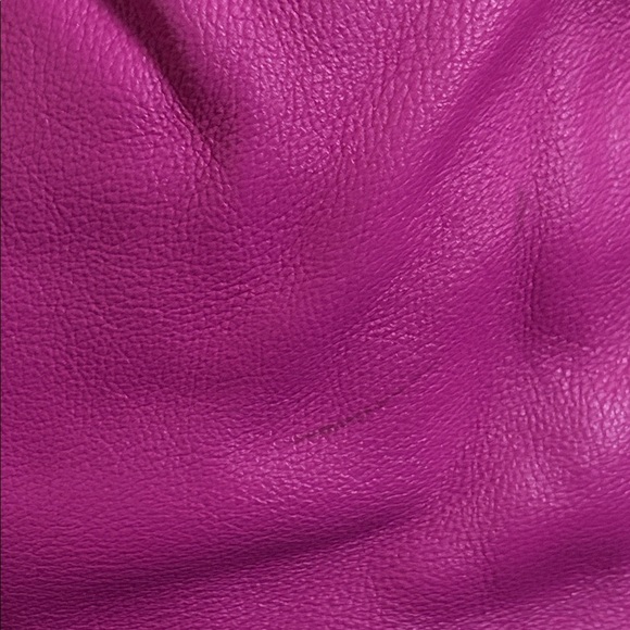 Kate Spade New York Large Fuchsia Pink Leather Satchel with strap - Picture 5 of 17